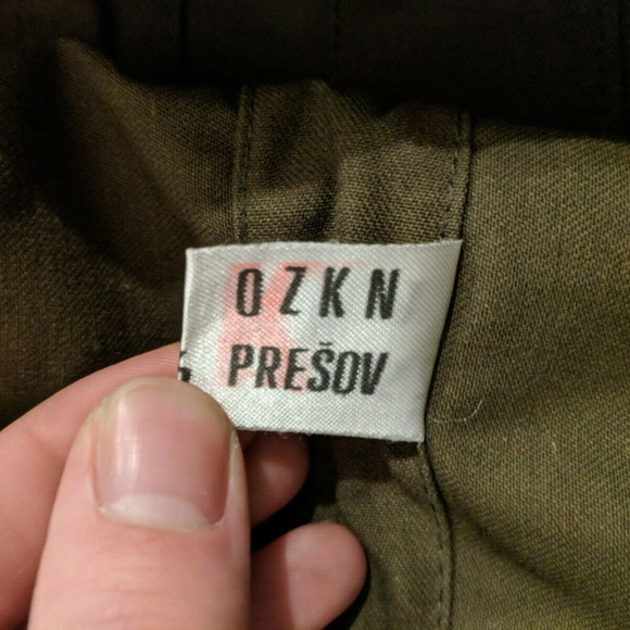 XL MENS M-85 CZECH REPUBLIC CZECHOSLOVAKIAN OZKN PRESOV OG MILITARY FIELD JACKET - Picture 3 of 10